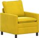 vidaXL Sofa Geel 76 x 81 x 87,5 cm Fluweel