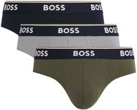 BOSS Hugo Boss Power mini slips 3 pack blauw-grijs-groen