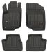 Frogum No.77 Automat / Vloermat - 3D Pasvorm - Geschikt voor Peugeot 207 2006-2012 - TPE Rubber - 4-delig - Zwart