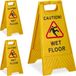 Relaxdays GmbH 3 x panneau d'avertissement « Caution Wet Floor »
