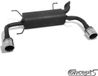 Dubbele Ulter Sport Sportuitlaat + 2x 100mm sierstukken voor Suzuki Swift Sport IV 1.6 16V 100kW 01/2012-05/2018