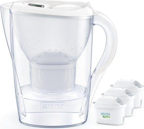2978 Brita Marella Cool Memo Waterfilterkan - 2.4L - Wit - 3x Maxtra Pro Filter