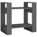 VidaXL Boekenkast/kamerscherm 60x35x57 cm massief grenenhout grijs