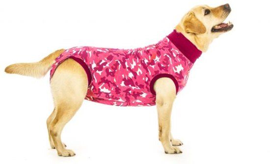 Suitical Recovery Suit Hond - XS - Roze Camouflage