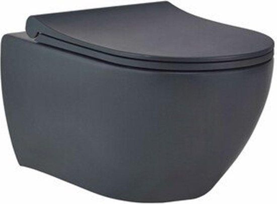 Go by Van Marcke Carissa Hangend Diepspoel Toilet Zonder spoelrand Soft-close Afklikbare zitting