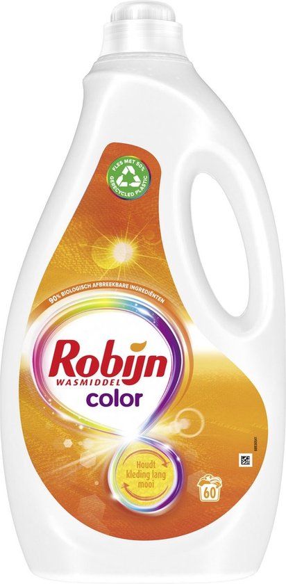 Robijn Color Vloeibaar Wasmiddel - 3L (60 wasbeurten)