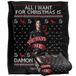 LOGOVISION The Vampire Diaries All I Want For Christmas Is Damon Salvatore Silky Touch Super Zachte Gooi Deken 152 X 127 Cm
