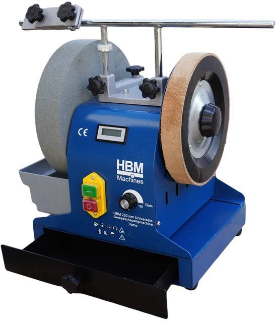 HBM 250 mm Variabele Universele Gereedschapslijpmachine - 200W - 230V - Metaal