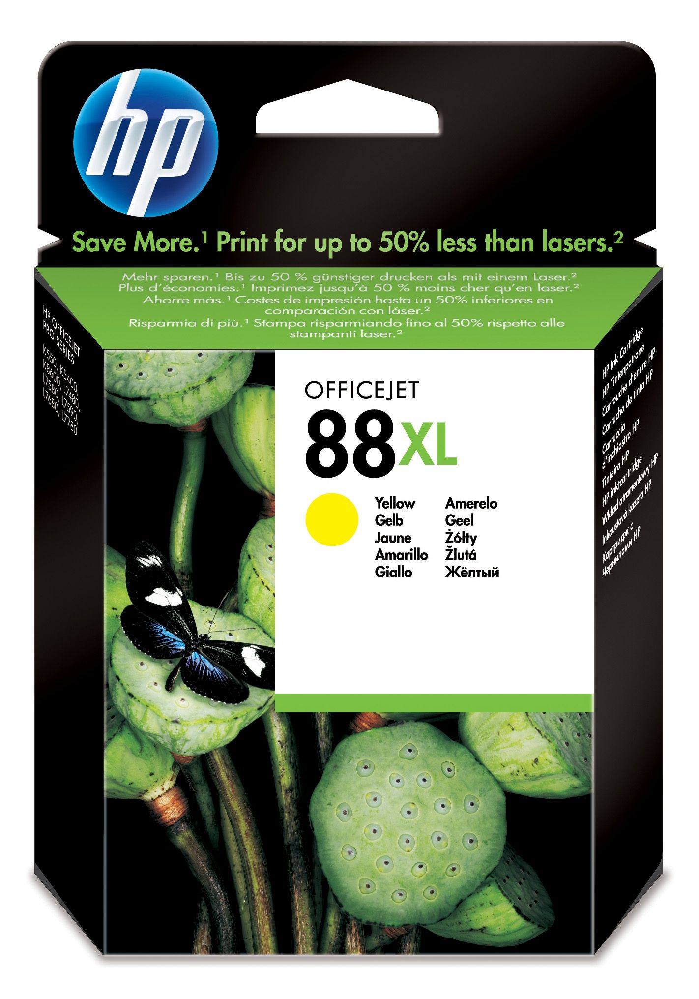 HP 88XL Yellow Ink Cartridge - High Yield - C9393AE
