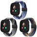 Lot de 3 bracelets tressés pour montres, adaptés aux montres connectées pour enfants