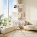 Tringle à linge Poignée rabattable modèle pieuvre rotatif Utilisable sur balcon et à l'intérieur Multifonctionnel et portable Fabriqué en plastique ABS Disponible en plusieurs couleurs