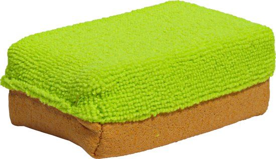 Gecko Gear 2in1 Scrubbing Sponge Shammy - Green - 12x8x4 cm