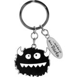 H:PPY Life 74164 Sleutelhanger Monster met spreuk sterkte