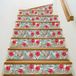 Ambiance Sticker Zelfklevende trap, tegels, trap, tropisch, golfito, zelfklevend, voor trappen, cementtegels, 2 stroken van 28 x 98 cm