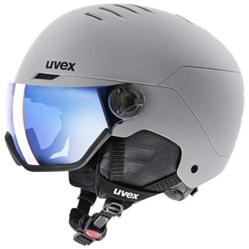 UVEX wanted visor skihelm unisex volwassene rhino mat 58-62 cm