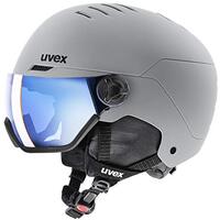 UVEX wanted visor, Skihelm Unisex-Volwassene, rhino mat, 58-62 cm