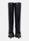 Comma - Dames - Chelsea boots - Leer - Zwart - Maat 36