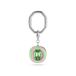 Swarovski Dulcis sleutelhanger, Octagon-slijpvorm, Meerkleurig, Rodium toplaag