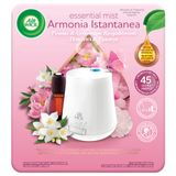 Airwick diffuser voor etherische oliën, 1 verpakking met een geurverspreider voor kamers, een navulverpakking harmoniserende pioenroos en jasmijn.