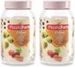 PlasticForte Voorraadpot/bewaarpot - 2x - 750 ml - kunststof - oud roze - B9 x H15 cm