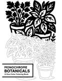 Monochrome Coloring Book: One Color Simple High-Contrast Art Pages for Easy and Relaxing Coloring: Great for Alcohol Markers for Adults