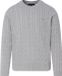 Tommy Hilfiger Heren Pullover Katoen - Grijs - Maat L