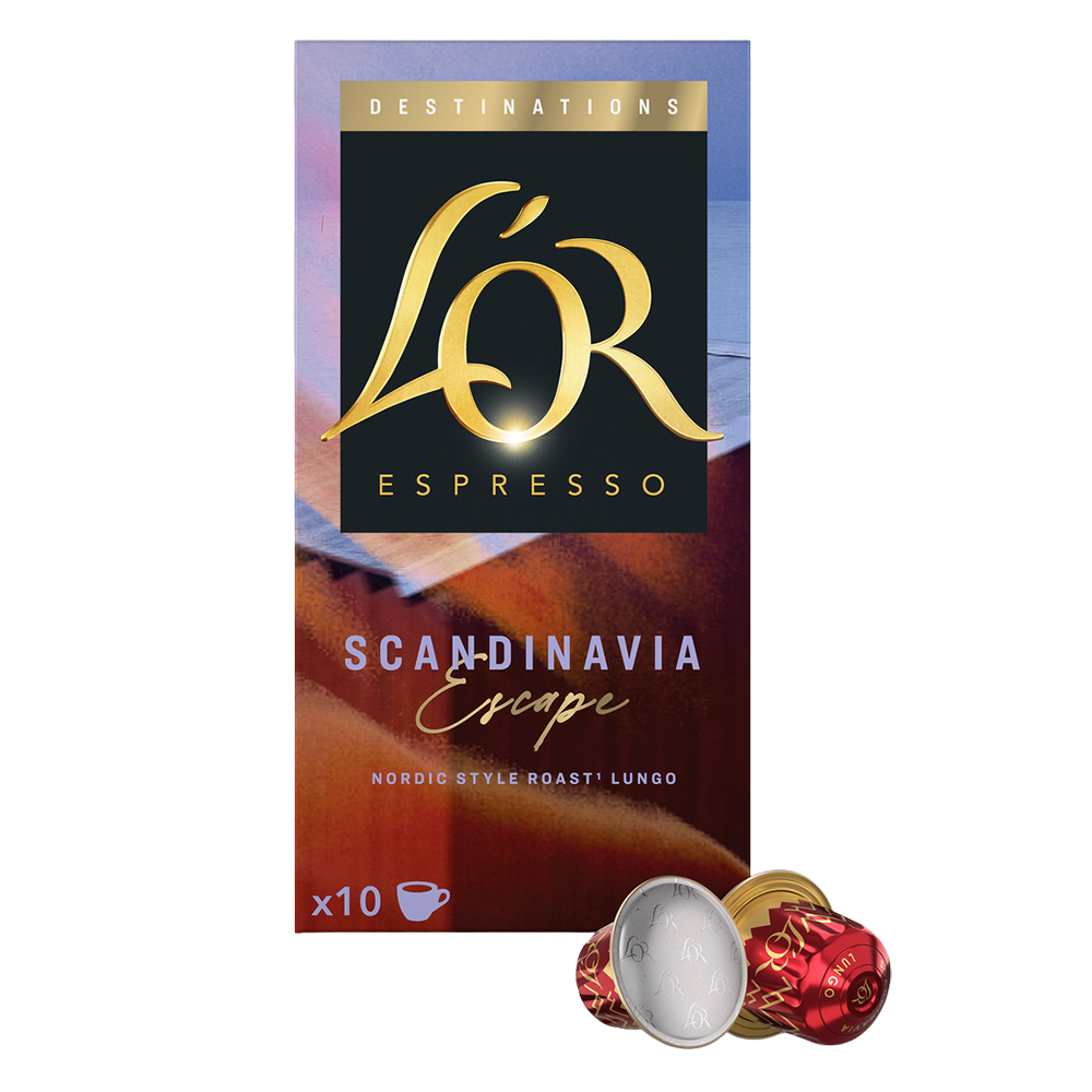 L'OR Espresso L'OR Espresso Destinations Scandinavia - 10 koffiecups