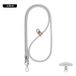 Leeu Design Gris clair Lanière de téléphone universelle élégante - 120cm, 6mm
