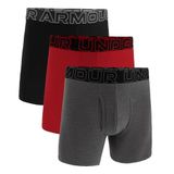 Under Armour Performance Cotton Boxerjock 6in 3-pack Meerkleurig S