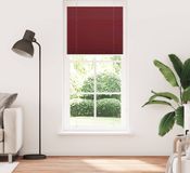 Maison Exclusive - Plissé gordijn, bordeauxrood, 95x200 cm