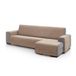 FAVERTI® Pego Bankhoes voor hoekbank, rechts, 240 cm, van chenille-linnen, extra zachte kwaliteit, gemaakt in Spanje van gerecycled materiaal