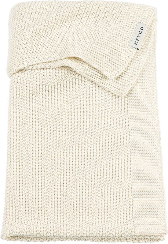 Meyco Baby Mini Relief Ledikant Deken - Natural - 100x150cm - 1.0 TOG