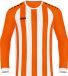Jako Inter Voetbalshirt Lange Mouw Kinderen - Wit / Fluo Oranje | Maat: 128