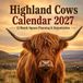 Highland Cows Calendar 2027
