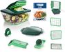 Tommy Teleshopping Nicer Dicer Chef - Keukenmandoline - Multifunctionele Groentesnijder - Uiensnijder - RVS Messen - Incl. Opvangbak - 15-delig - Groen