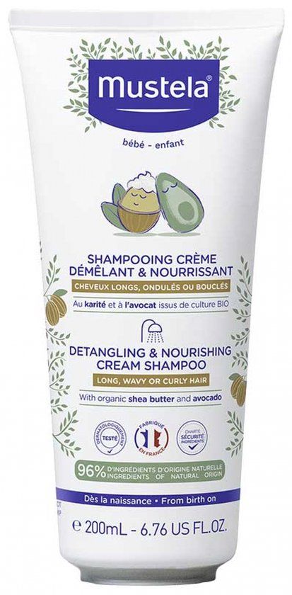 Mustela Ontwarrende & Voedende Crème Shampoo 200 ml