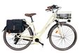 Canellini Vélo électrique de ville Dolce Vita CITY 28" dame avec sacoches - Crème