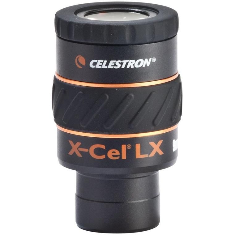 Celestron X-Cel LX 9 mm Oculair - Zwart/Oranje