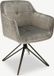 Furnicher Venice Chaise de salle à manger - Velours gris
