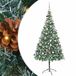 vidaXL Kunstkerstboom met 300 LED, Groen, 210 cm