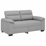 vidaXL - 2-zitsbank - Wolkengrijs - 160x81x84 cm - Stof