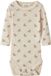 Lil' Atelier Baby Romper Manches longues Fleur Vrouwen Turtledove 1 60% Laine mérinos, 40% TENCEL™ Modal Taille 68