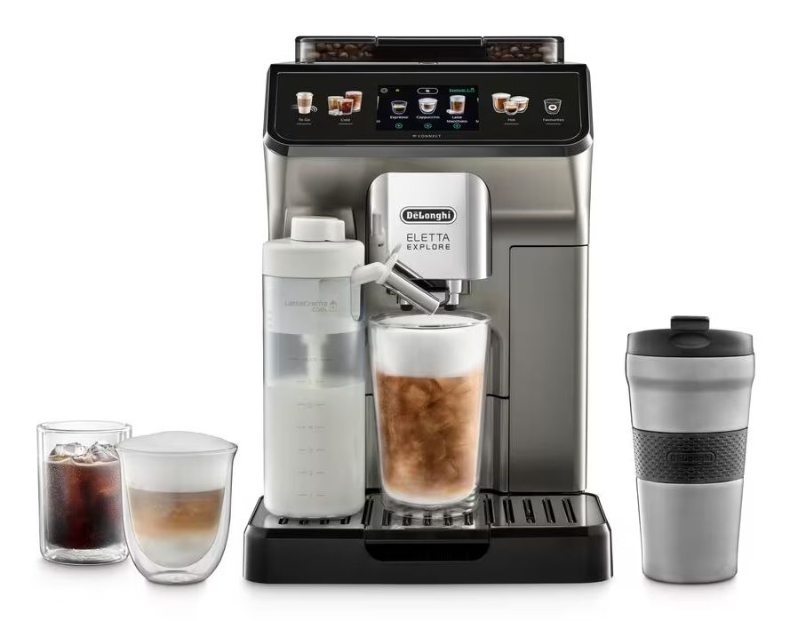 De'Longhi Eletta Explore ECAM450.86.T - Titanium - Volautomatische Espressomachine