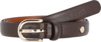 JOOP! Leren Riem 2,0 CM Classic Women's Belt W100 D`Brown Donkerbruin