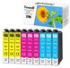 Epson 9 Cartouches d'encre compatibles 27XL pour imprimantes Epson