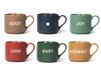 H&H Mix&Match Set 6 Tazze Jumbo New Bone China cc380