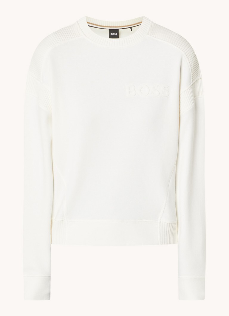 HUGO BOSS HUGO BOSS Emaina sweater met 3D logoprint