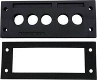 TRU COMPONENTS TC-KDL 24/5 Kabelinvoeringsplaat Klem-Ø (max.) 16 mm PA Zwart 1 stuk(s)