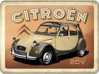 Nostalgic-Art Wandbord - Citroen 2CV