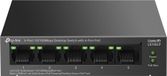 TP-Link LiteWave LS105P - Netwerkswitch - Unmanaged - PoE - 5-Poorten